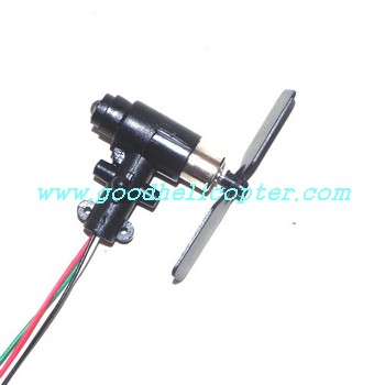 fq777-507/fq777-507d helicopter parts tail motor + tail motor deck + tail blade - Click Image to Close